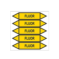 Značení potrubí, fluor